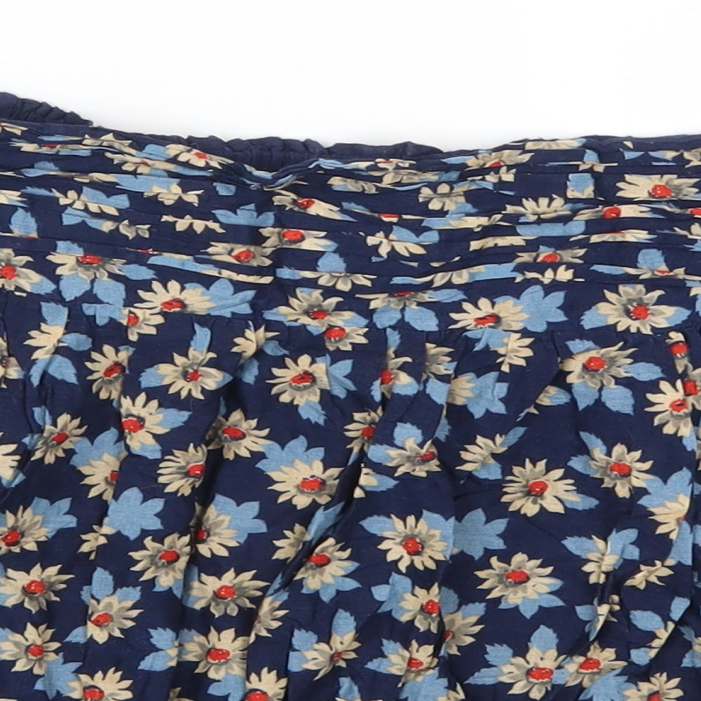 Atmosphere Womens Blue Floral  Skater Skirt Size 14