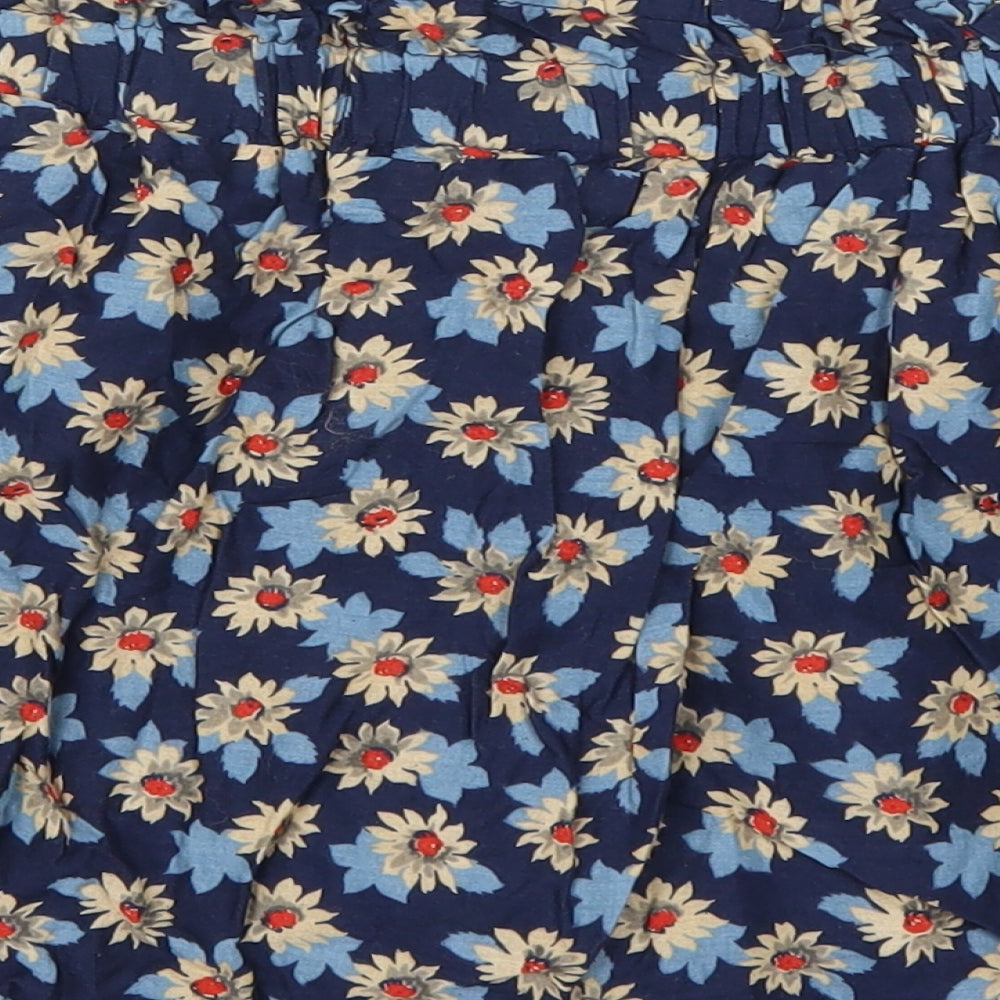 Atmosphere Womens Blue Floral  Skater Skirt Size 14