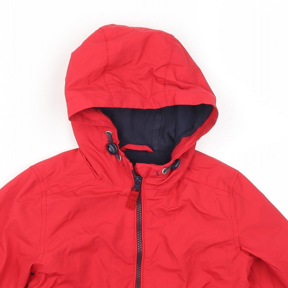 NEXT Boys Red   Basic Coat Coat Size 3-4 Years