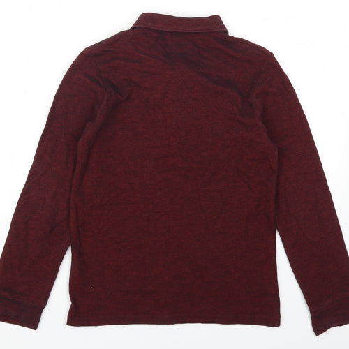 NEXT Boys Red   Basic Polo Size 9 Years  - Burgundy