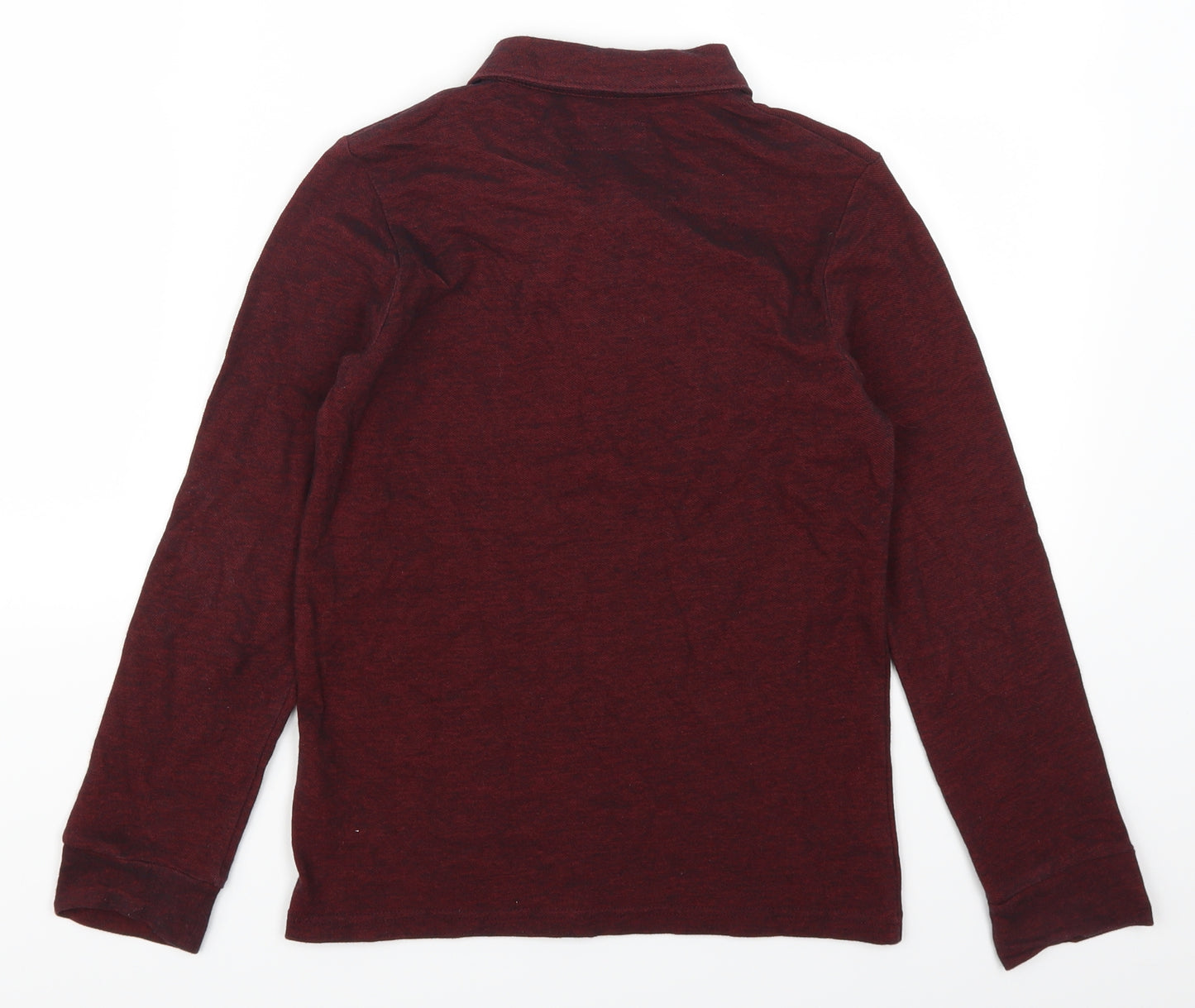 NEXT Boys Red   Basic Polo Size 9 Years  - Burgundy