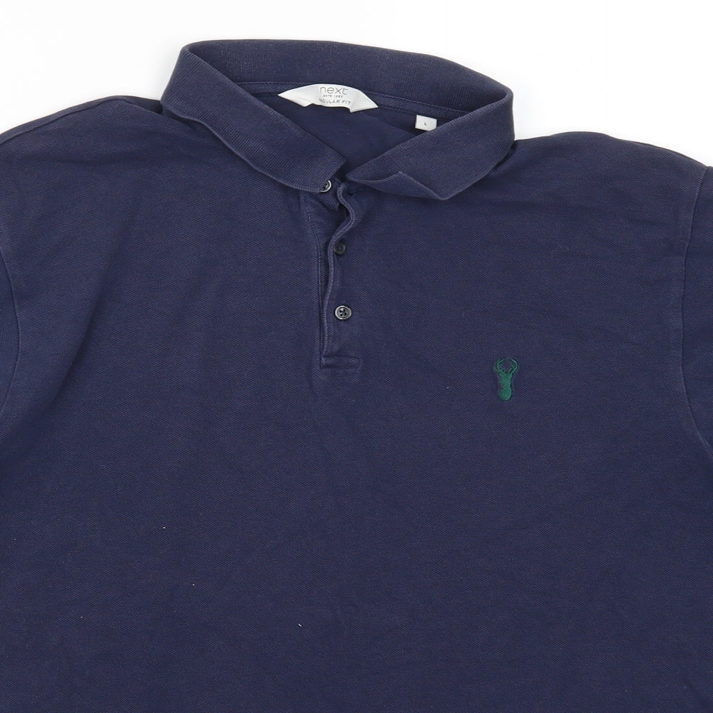 NEXT Mens Blue    Polo Size L