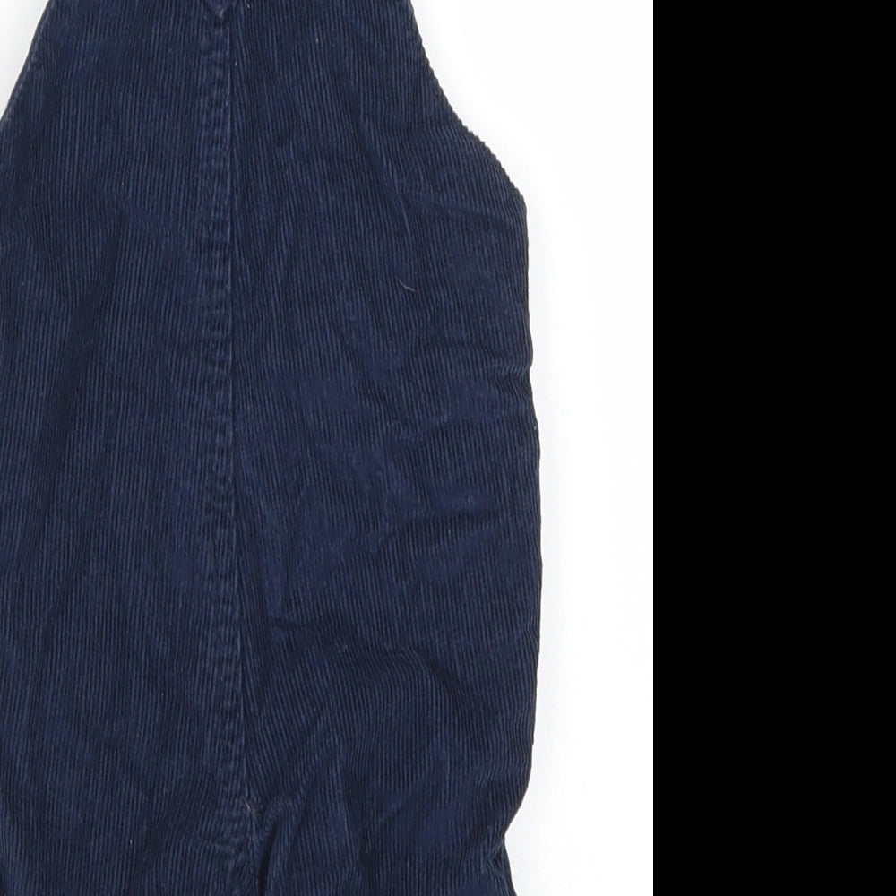 F&F Baby Blue  Corduroy Dungaree One-Piece Size 0-3 Months