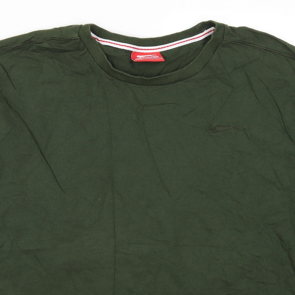 Slazenger Mens Green    T-Shirt Size 4XL