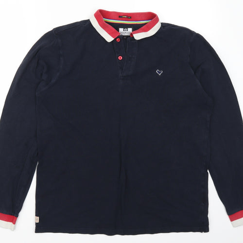 Weekend Offender Mens Blue    Polo Size L