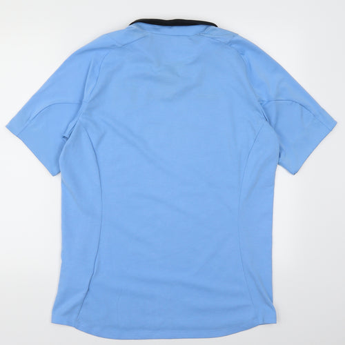 Umbro Mens Blue    T-Shirt Size L  - MCFC Etihad Airways