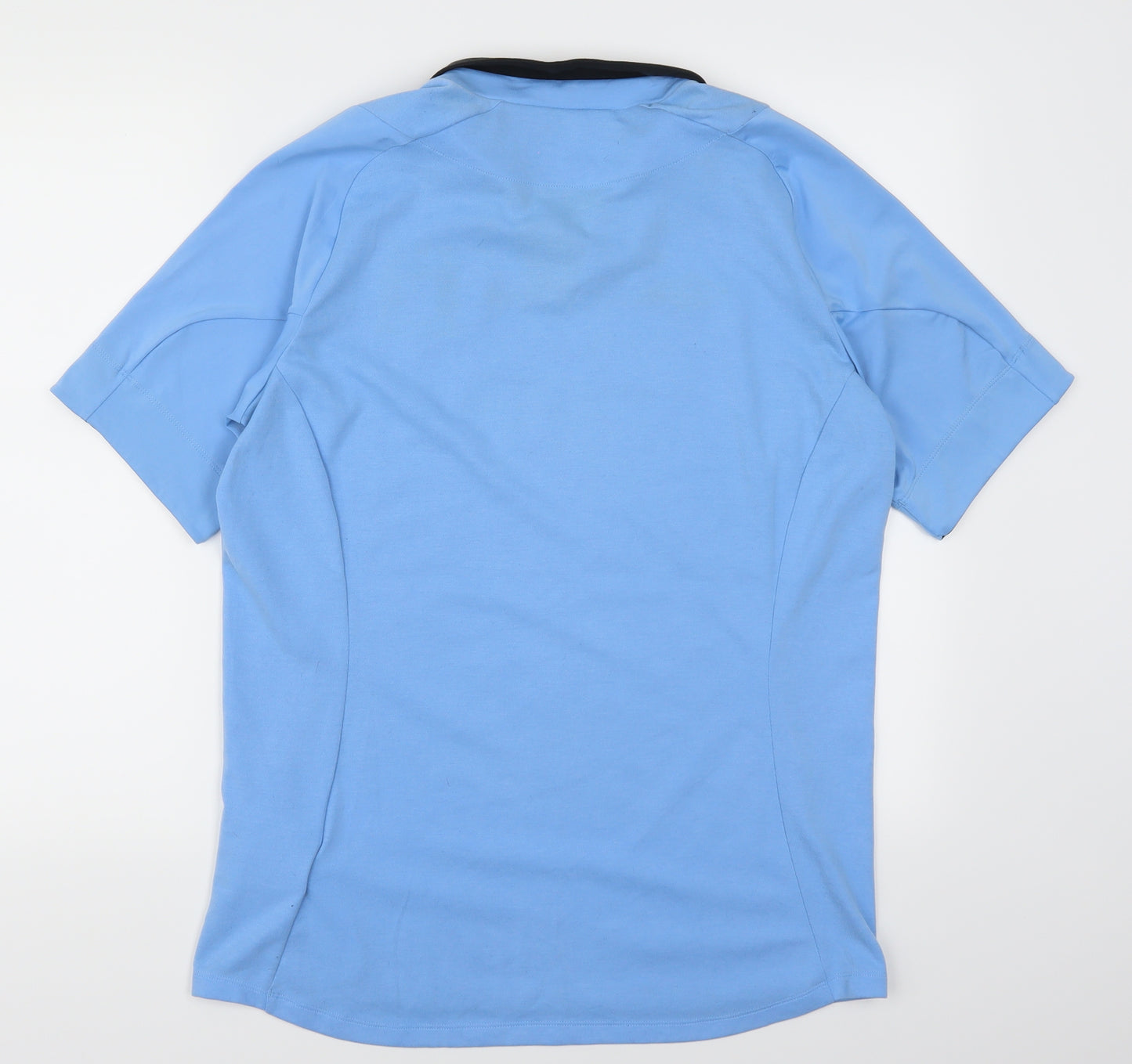 Umbro Mens Blue    T-Shirt Size L  - MCFC Etihad Airways