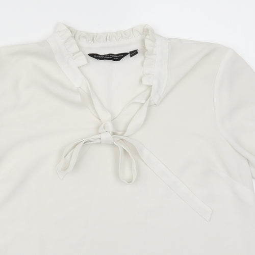 Dorothy Perkins Womens White   Basic Blouse Size 12