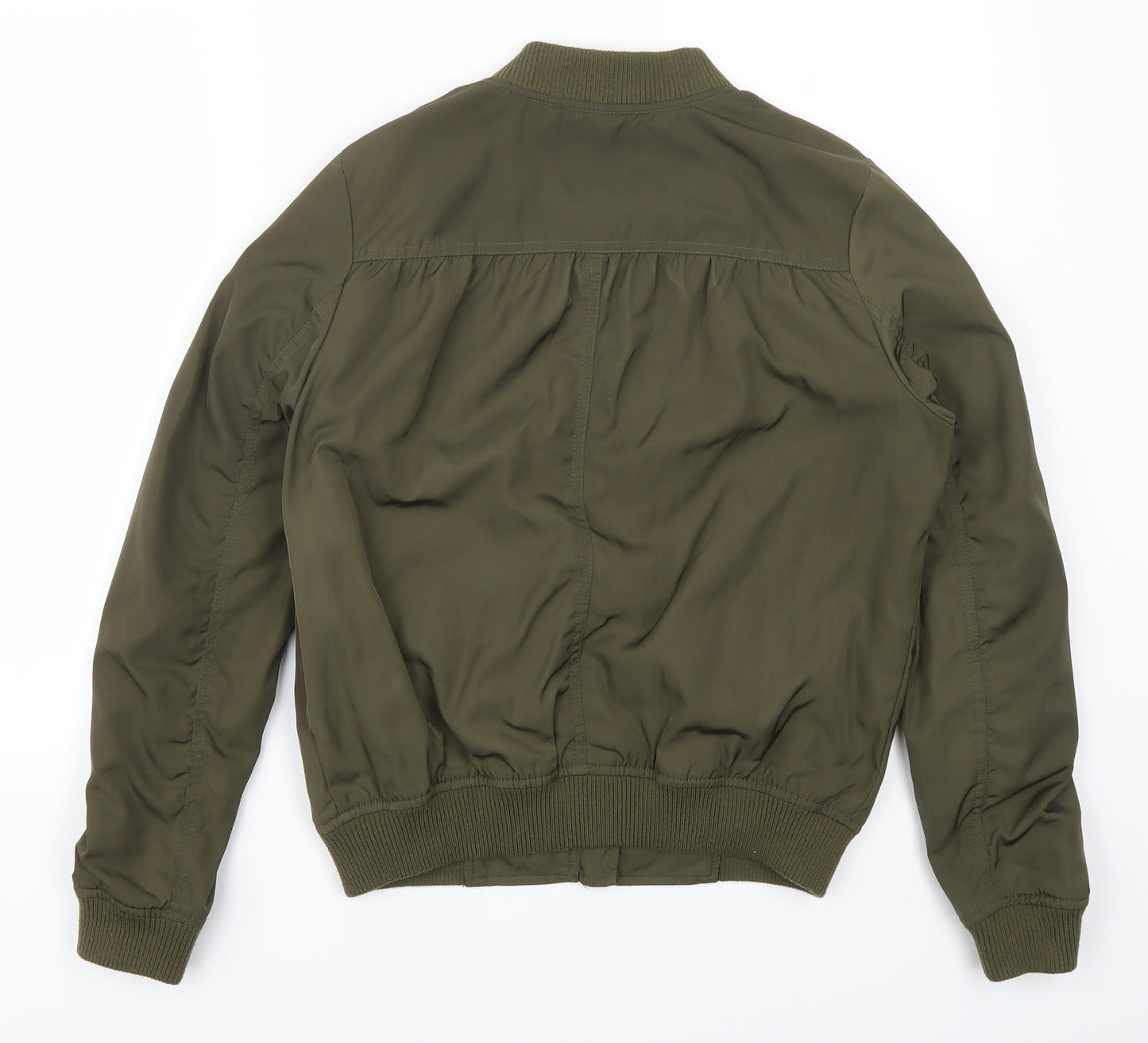 River Island Womens Green   Bomber Jacket Jacket Size 12