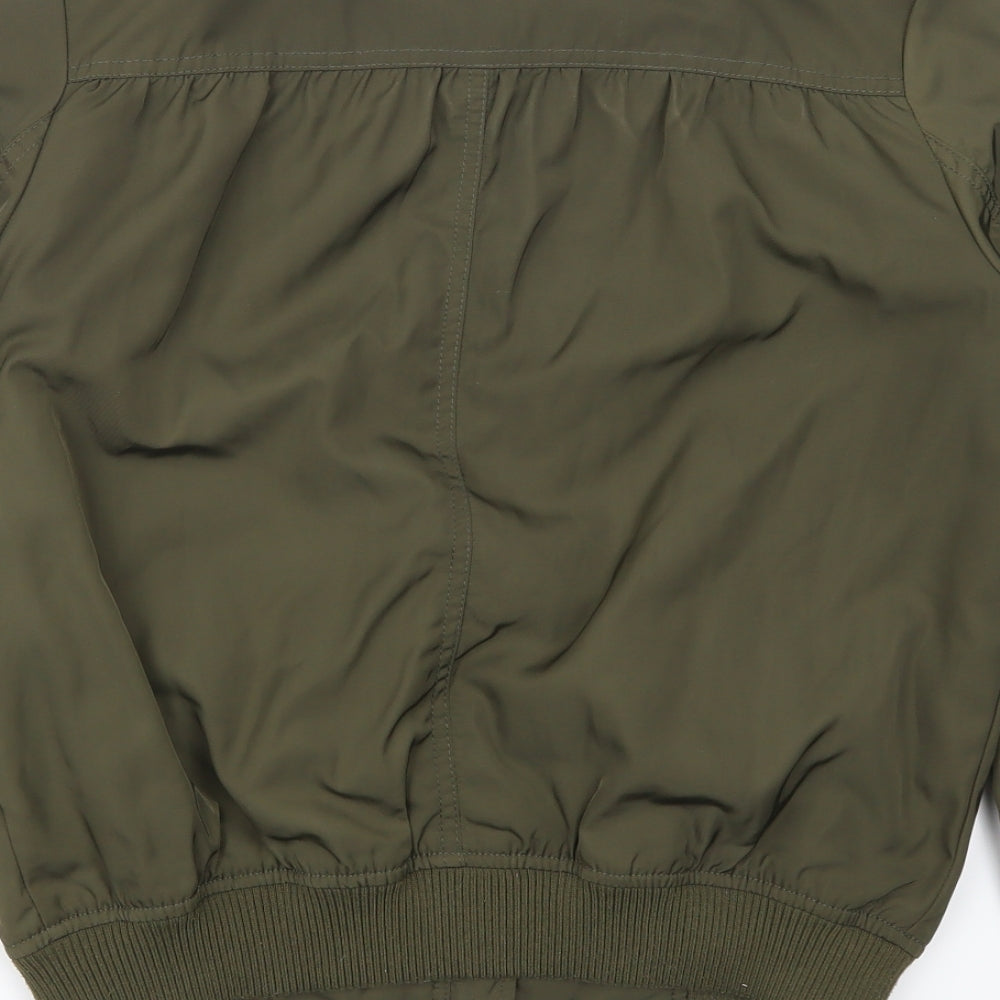 River Island Womens Green   Bomber Jacket Jacket Size 12