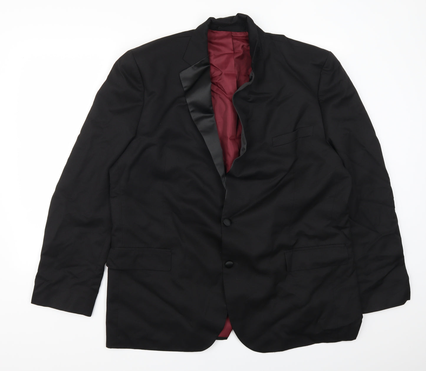 Marks and Spencer Mens Black   Jacket Suit Jacket Size 48