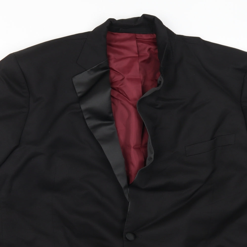 Marks and Spencer Mens Black   Jacket Suit Jacket Size 48