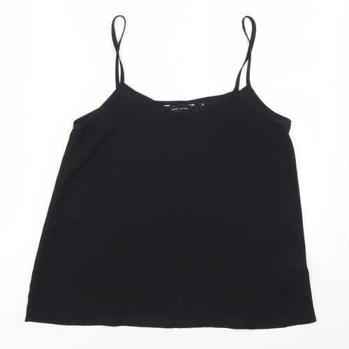 New Look Womens Black   Basic Tank Size 8