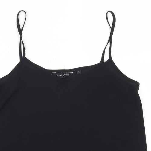 New Look Womens Black   Basic Tank Size 8