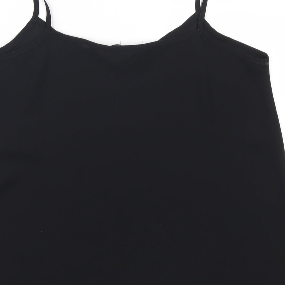 New Look Womens Black   Basic Tank Size 8