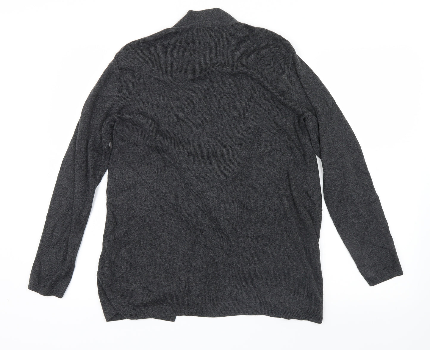 Monsoon Womens Grey  Knit Cardigan Jumper Size M  - Tie front