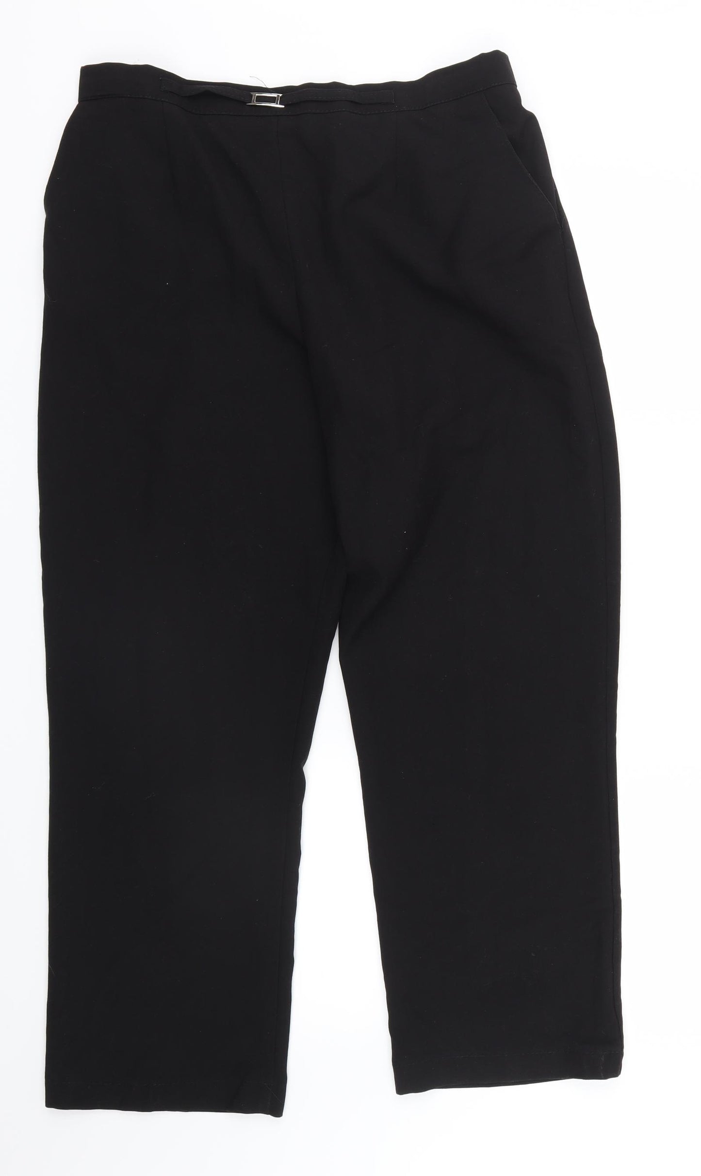 Just Elegance Womens Black   Trousers  Size 16 L27 in
