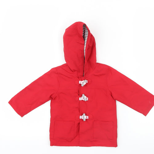 George Girls Red   Trench Coat Coat Size 6-9 Months
