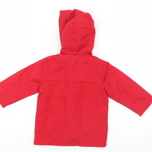 George Girls Red   Trench Coat Coat Size 6-9 Months