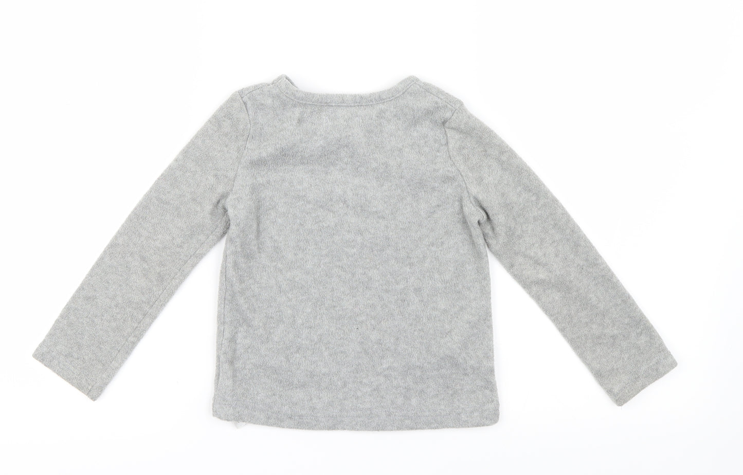 F&F Boys Grey Geometric   Pyjama Top Size 2-3 Years