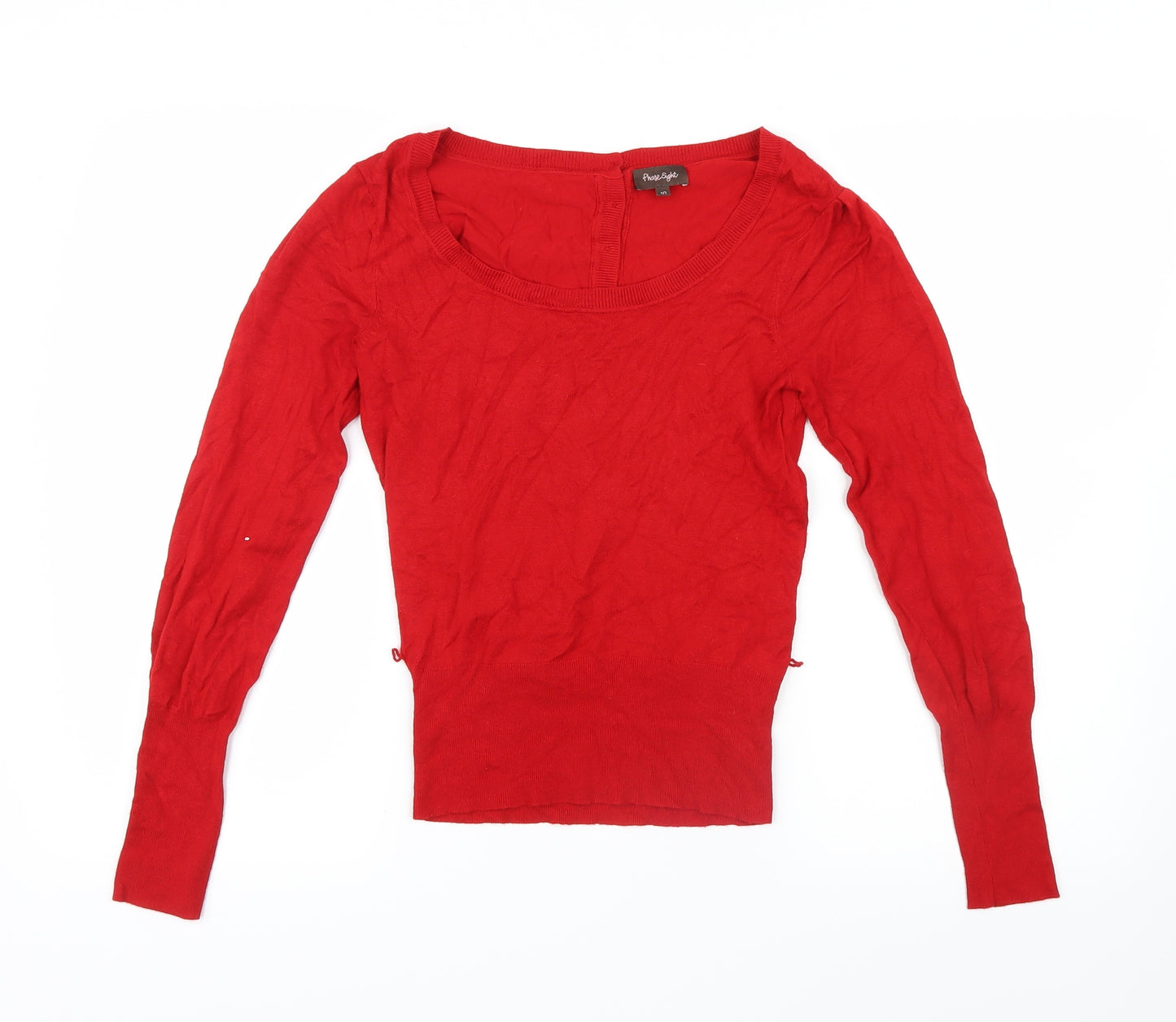 Phase Eight Womens Red  Knit Pullover Jumper Size 10