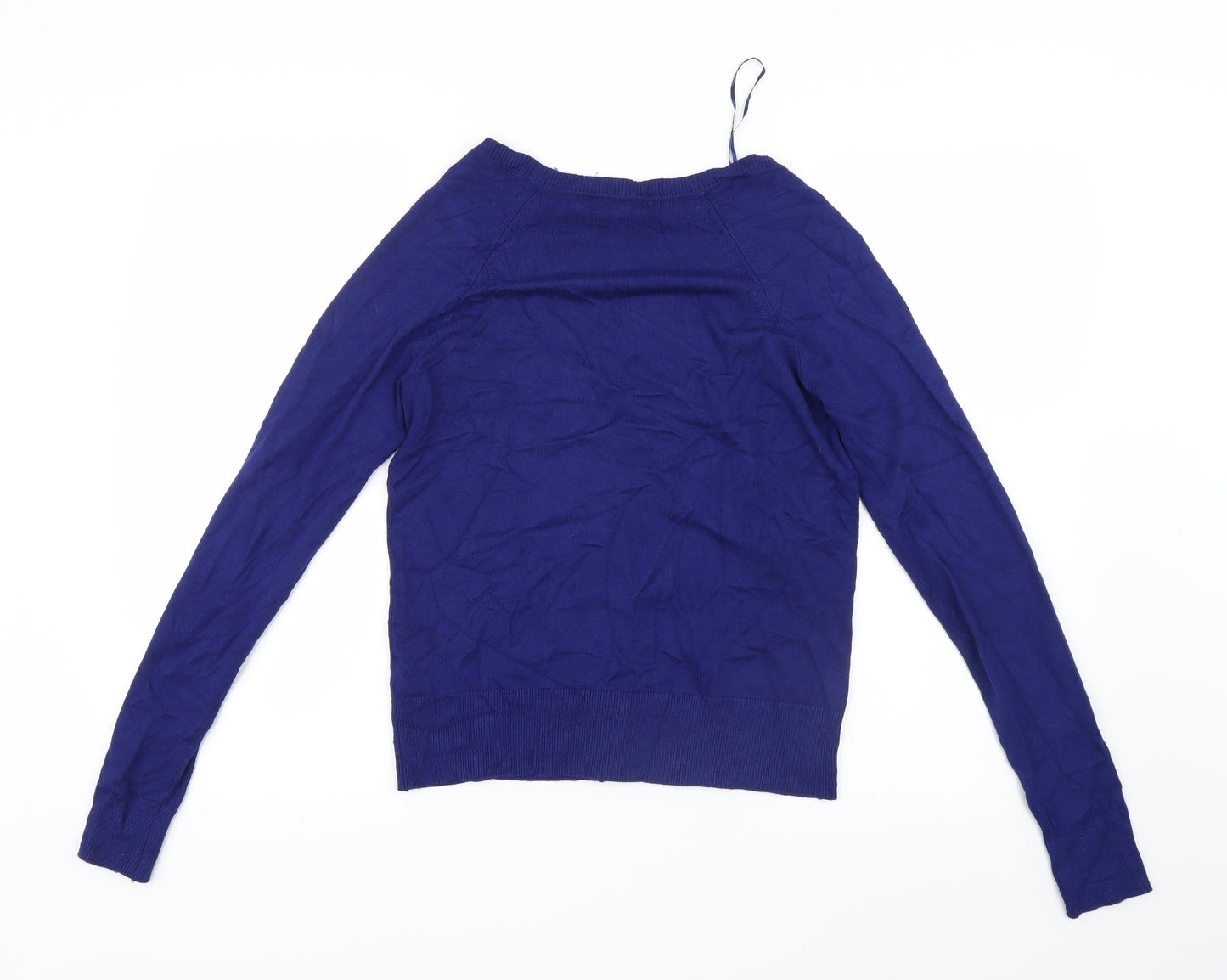 New Look Womens Blue  Knit Cardigan Jumper Size 10