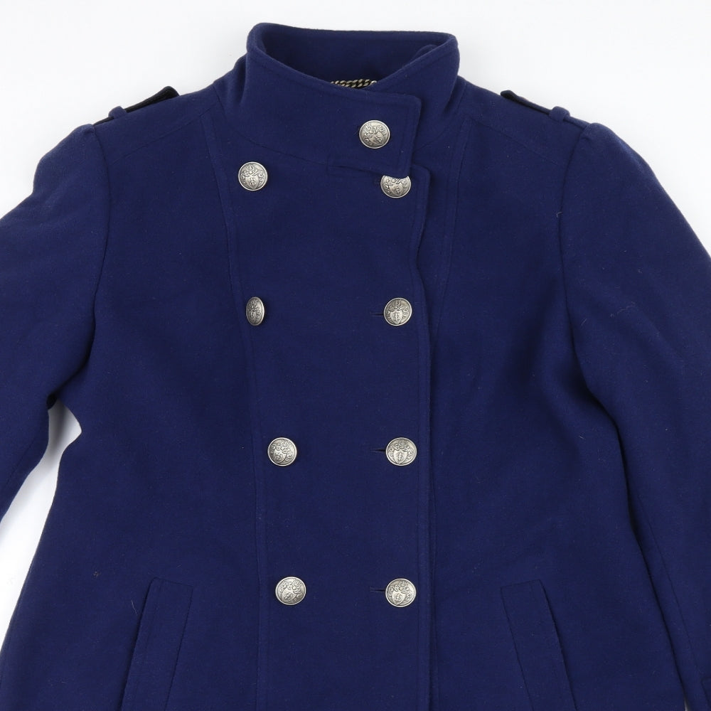Lakeland Womens Blue   Pea Coat Coat Size 16