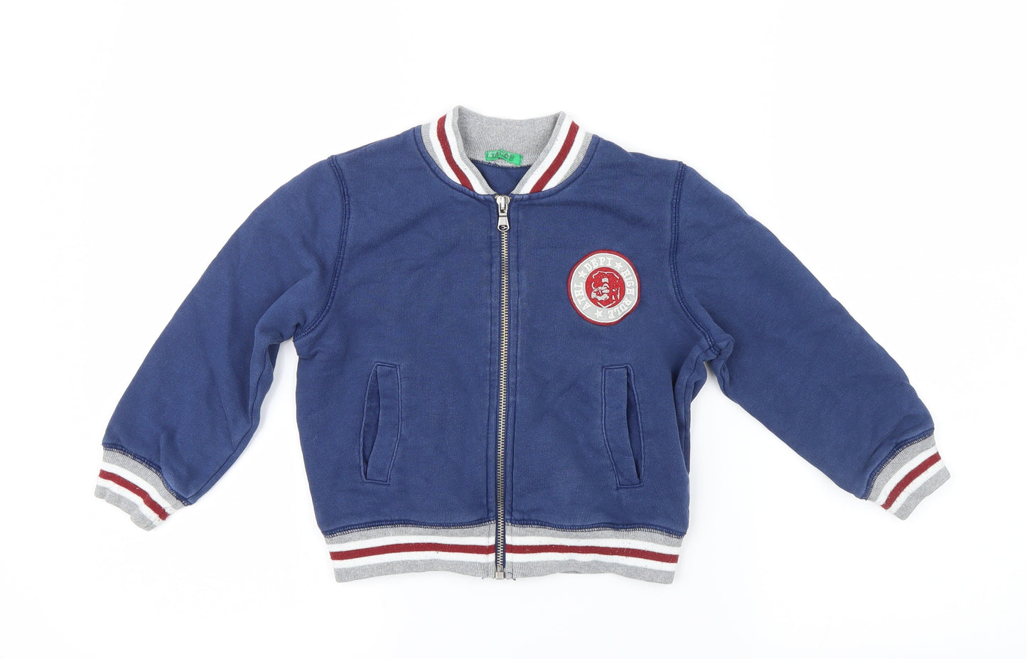 United Colors of Benetton Boys Blue   Jacket  Size 3 Years