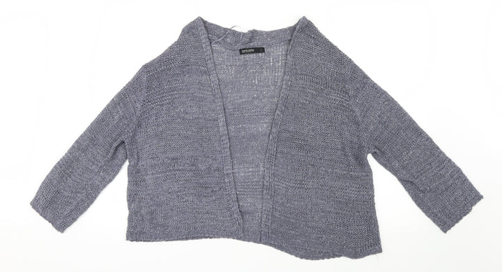 David Jones Womens Blue  Knit Cardigan Jumper Size L