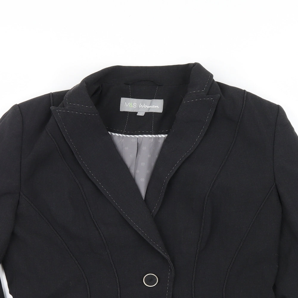 Marks and Spencer Womens Black   Jacket  Size 12