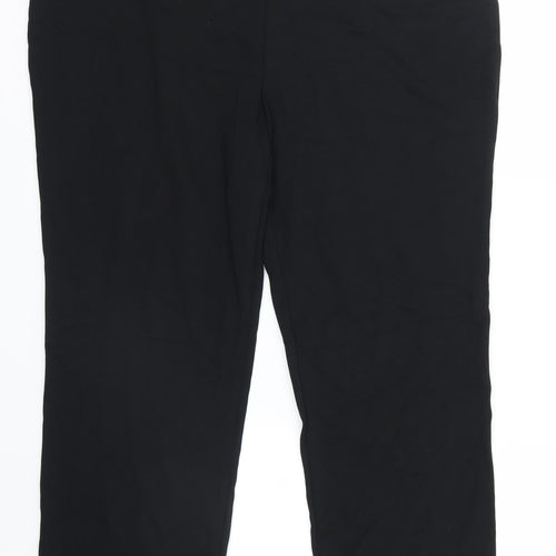 Marks and Spencer Womens Black   Carrot Leggings Size 18 L27 in