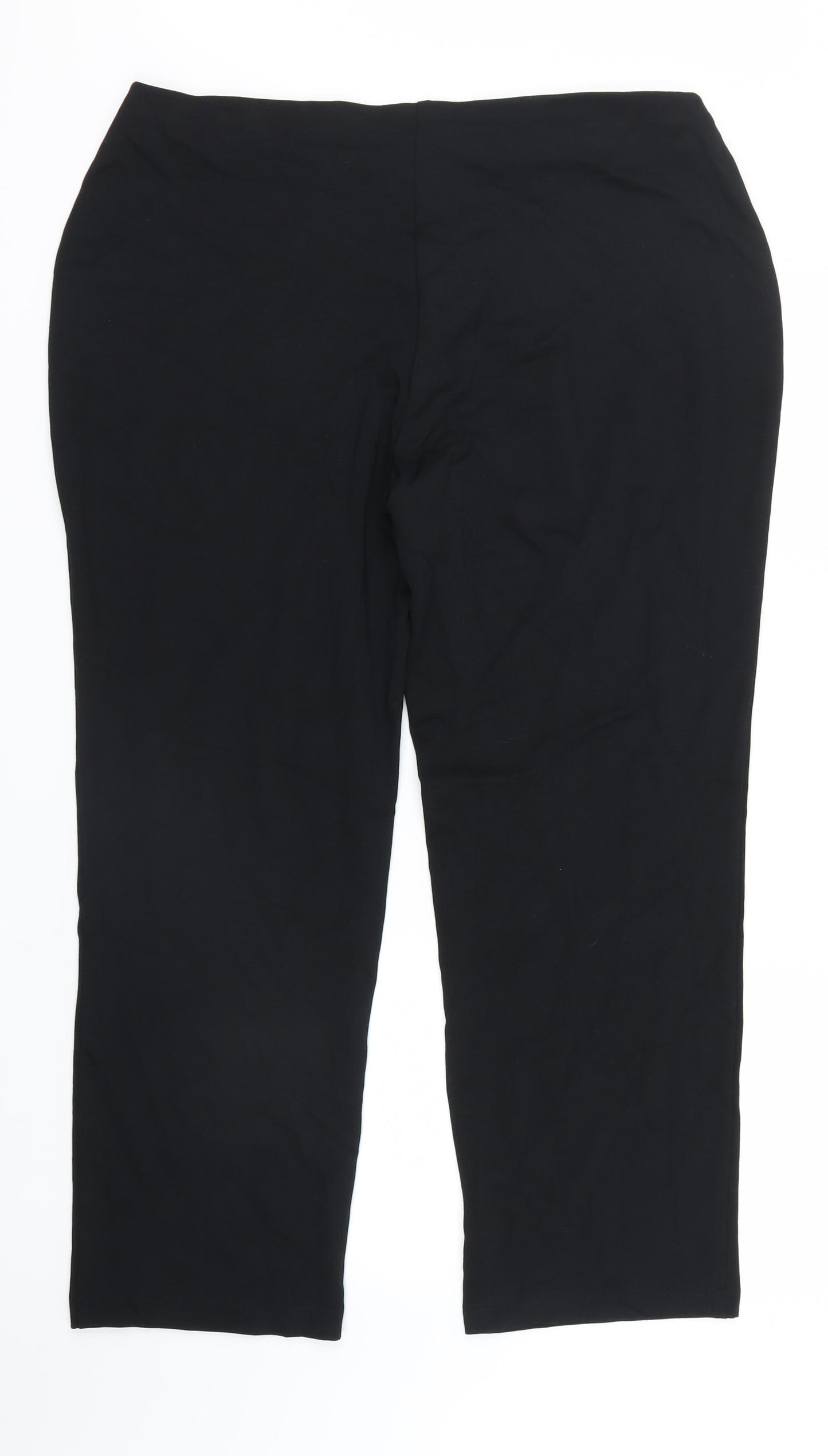 Marks and Spencer Womens Black   Carrot Leggings Size 18 L27 in