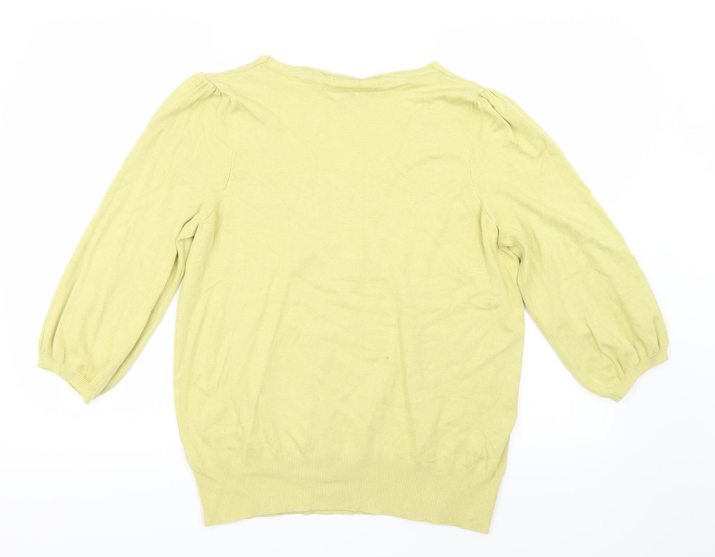 Marks and Spencer Womens Green  Knit Pullover Jumper Size 18