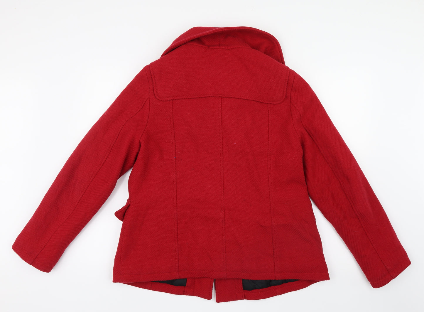 Monsoon Womens Red   Pea Coat Coat Size 16