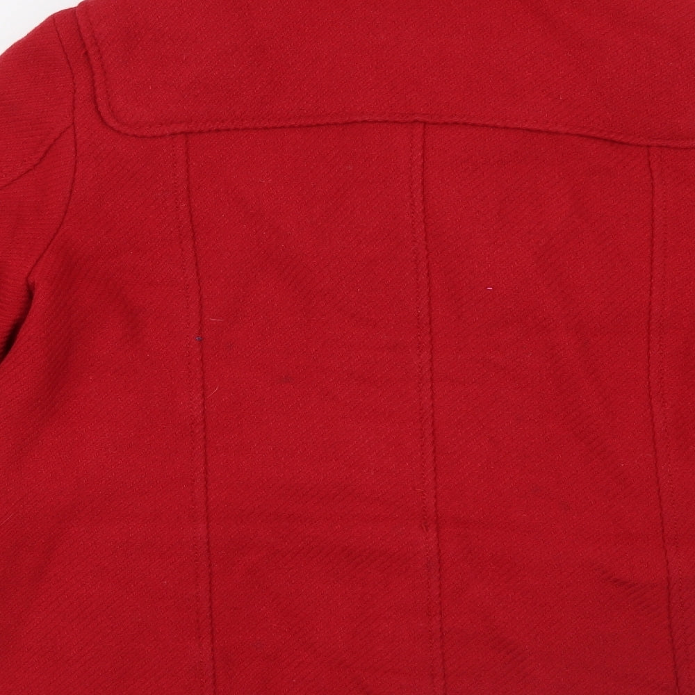 Monsoon Womens Red   Pea Coat Coat Size 16