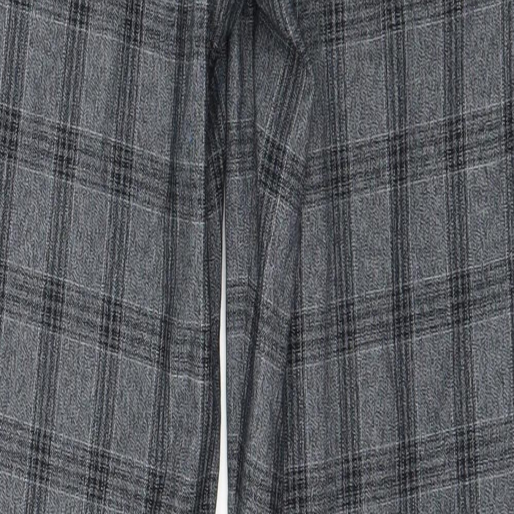 Primark Mens Grey Check  Trousers  Size 30 in L32 in