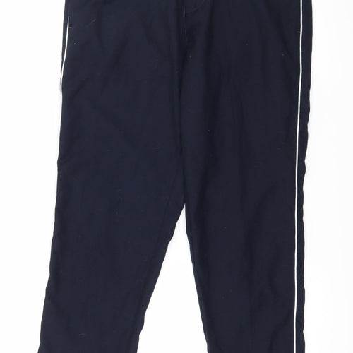 New Look Mens Blue Striped  Cropped Trousers Size 30 in L26 in