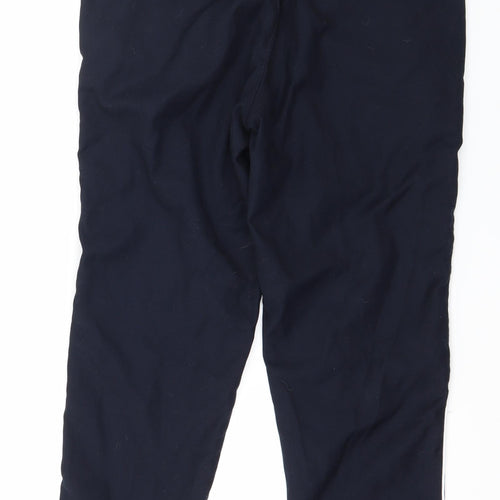 New Look Mens Blue Striped  Cropped Trousers Size 30 in L26 in