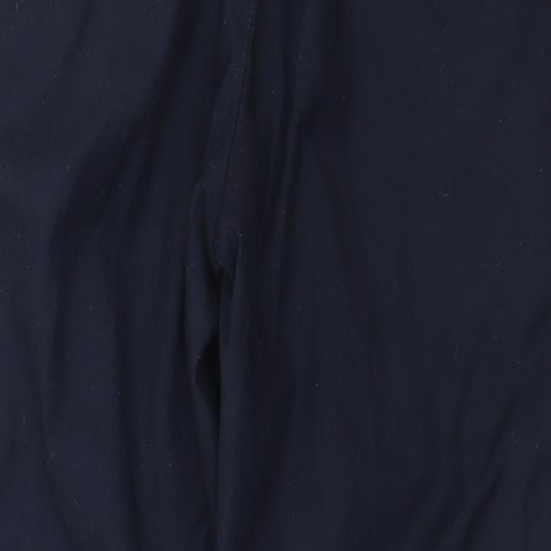 New Look Mens Blue Striped  Cropped Trousers Size 30 in L26 in