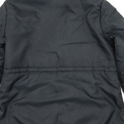 Preworn Womens Black   Overcoat Coat Size 10