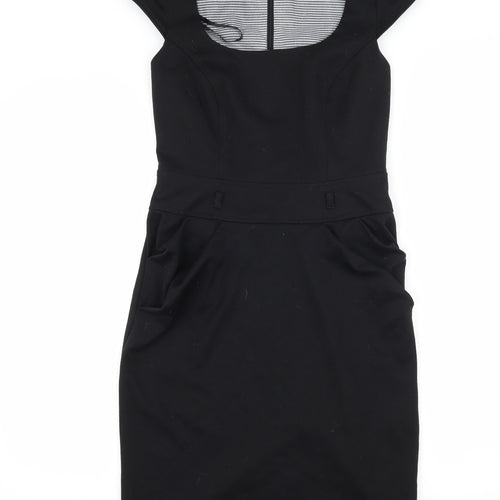 George Womens Black   Shirt Dress  Size 10