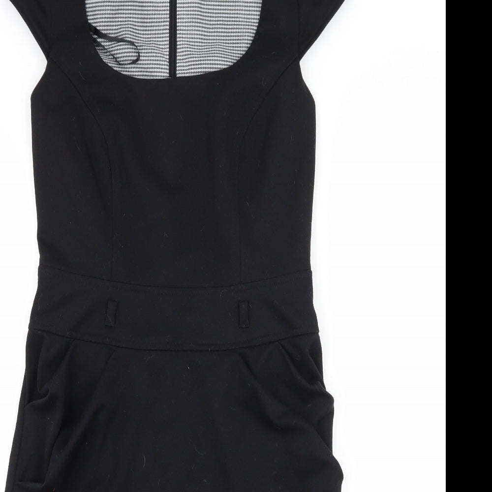 George Womens Black   Shirt Dress  Size 10