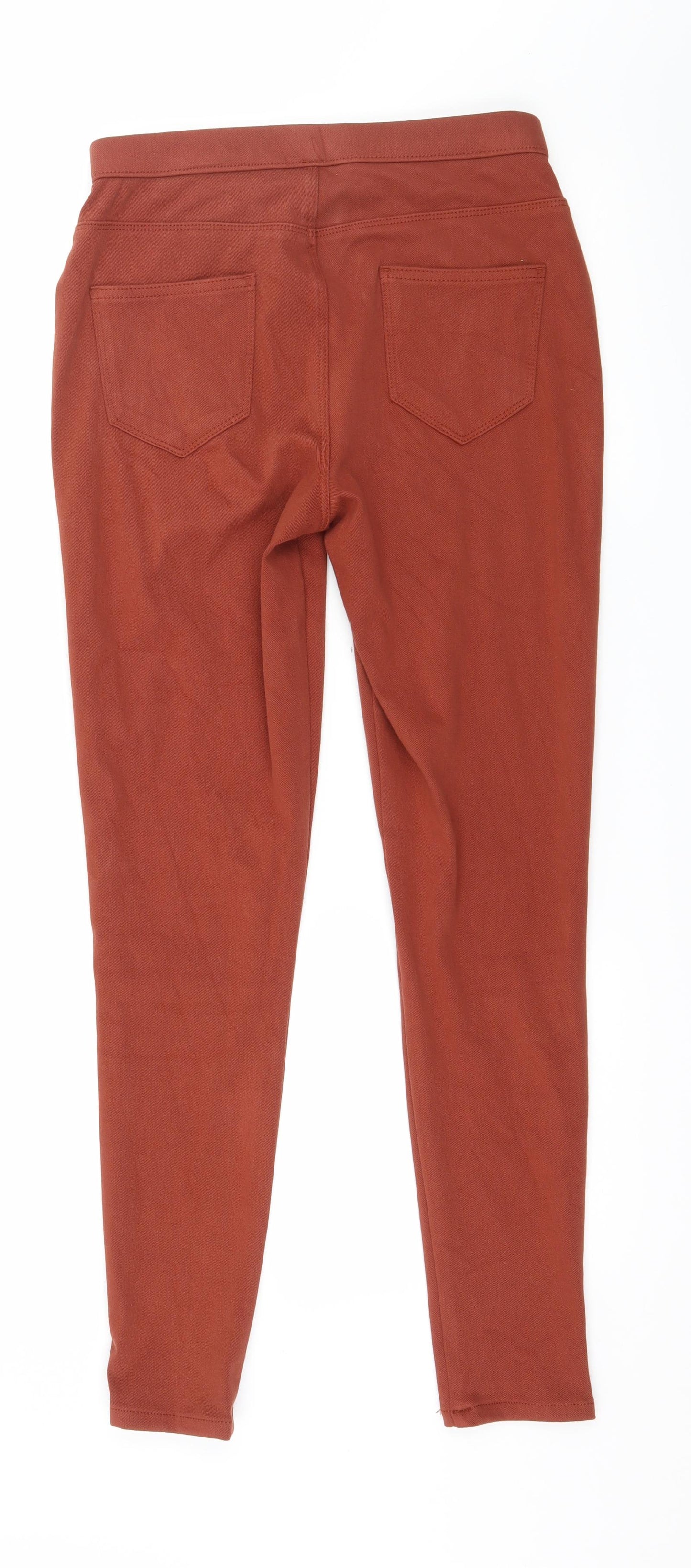 George Womens Brown  Denim Jegging Jeans Size 8 L27 in