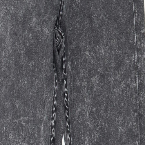 Denim & Co. Womens Grey  Denim Skinny Jeans Size 28 in L27 in - Acid wash