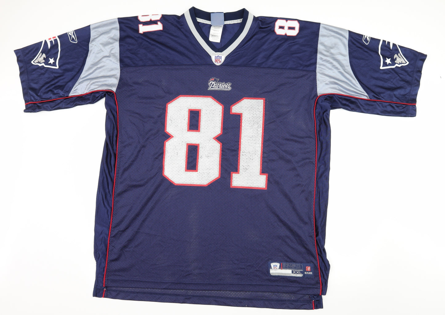 NFL Mens Blue  Jersey Basic T-Shirt Size 2XL  - 81 Moss