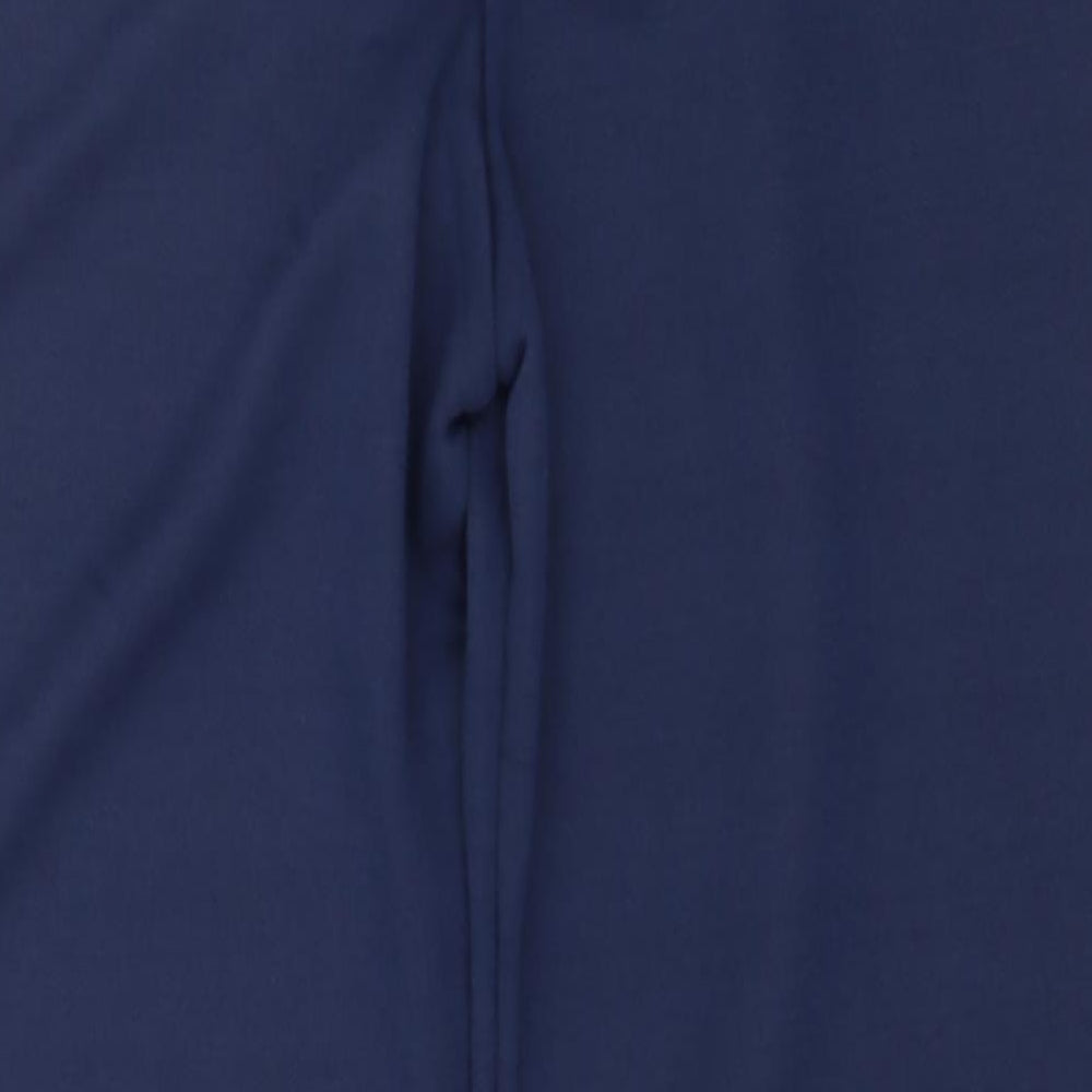 PRETTYLITTLETHING Womens Blue  Jersey Jogger Trousers Size 10 L21 in