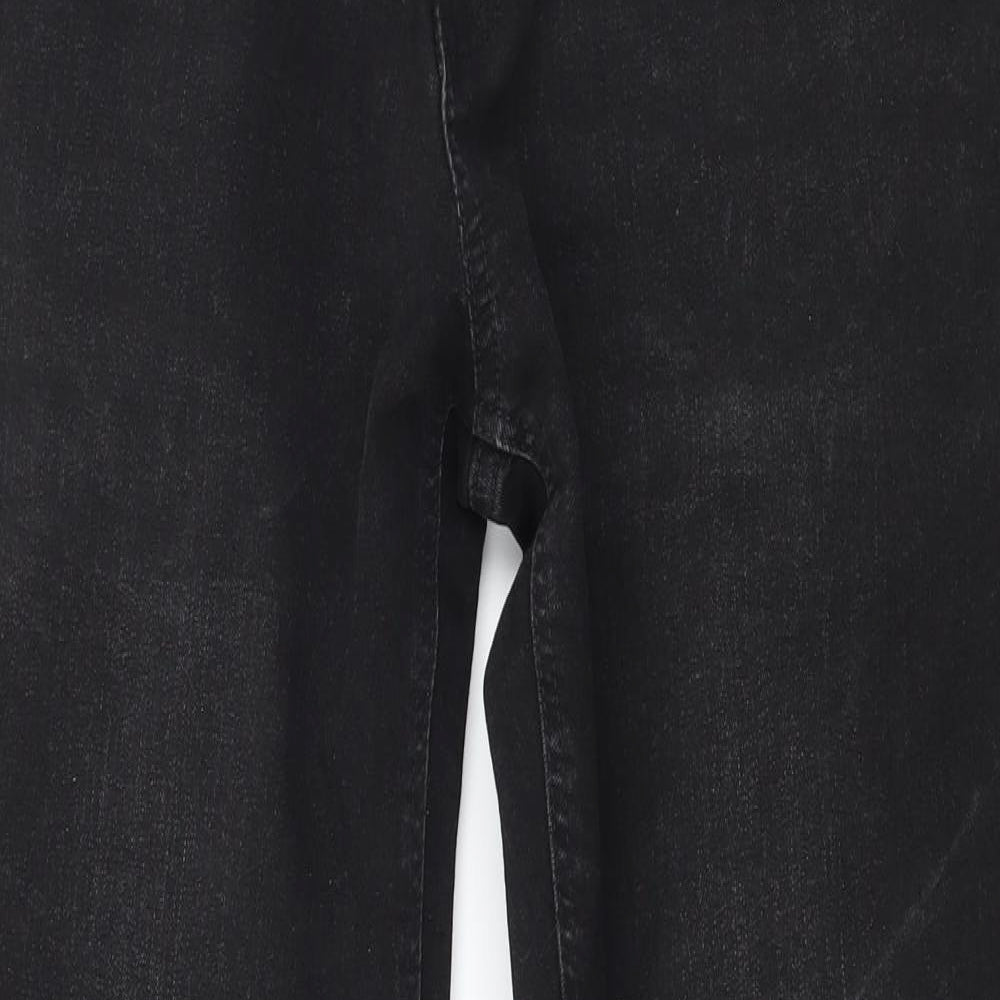 NEXT Mens Black  Denim Straight Jeans Size 32 in L27 in