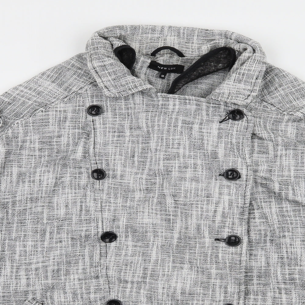 New Look Womens Grey   Jacket  Size 14