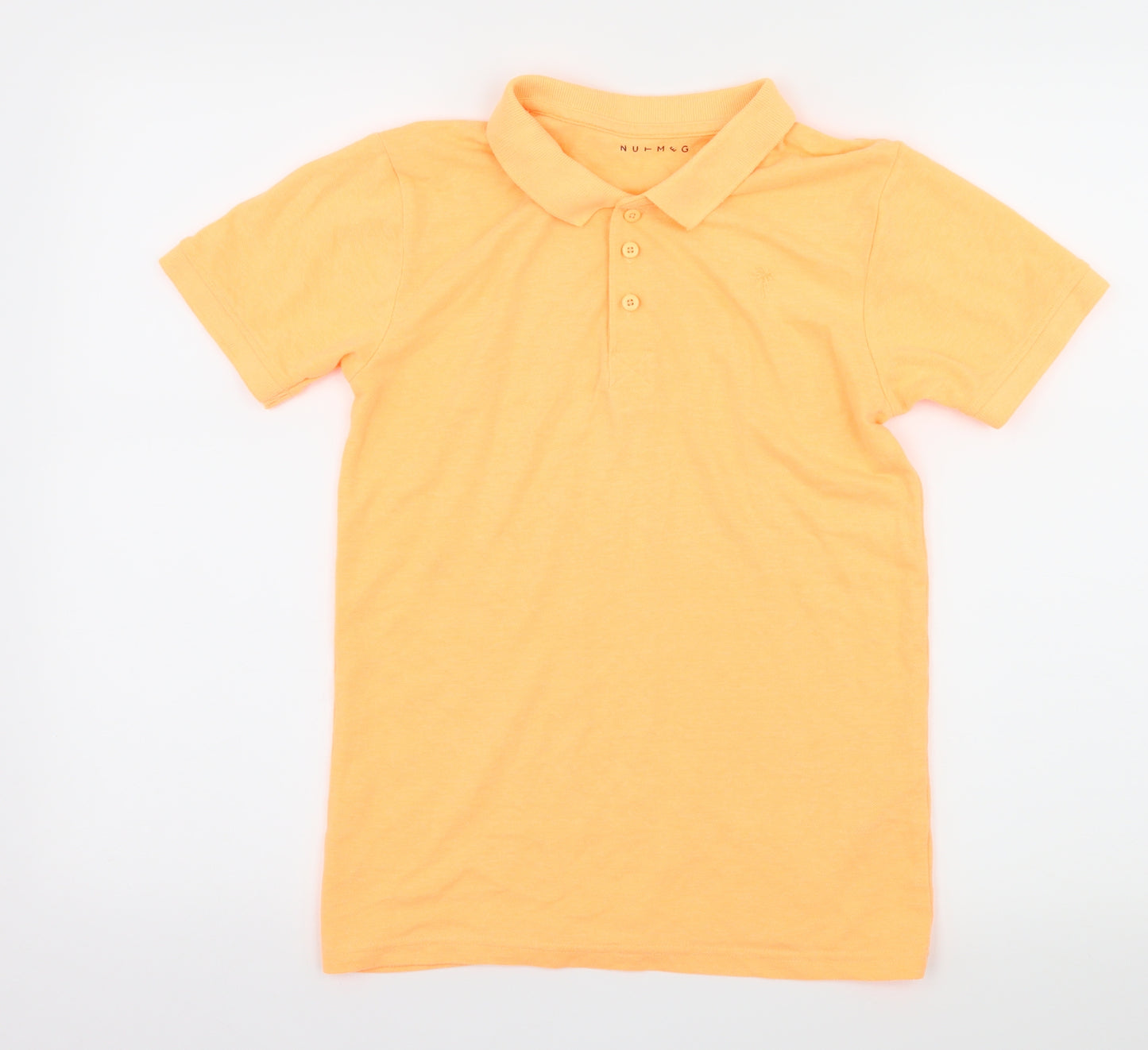 Nutmeg Boys Orange  Jersey Basic T-Shirt Size 12-13 Years