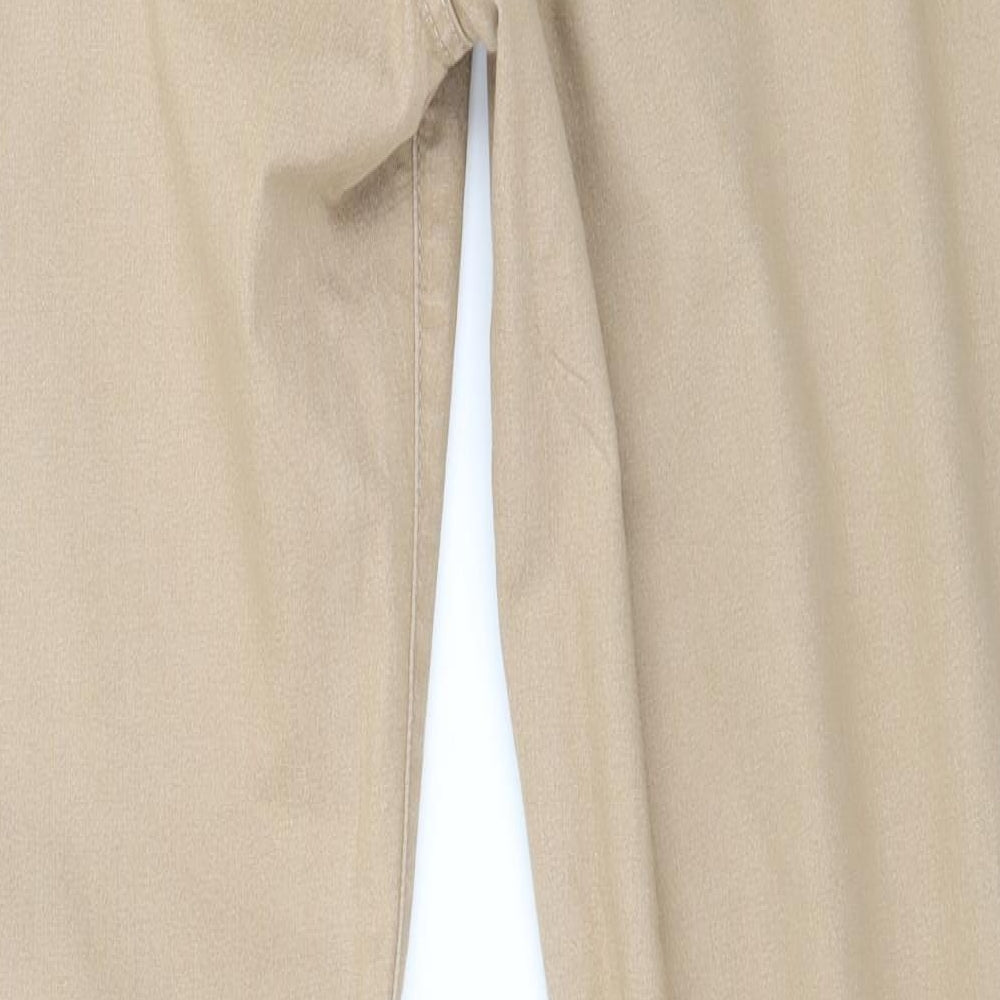 River Island Womens Brown  Denim Straight Jeans Size 16 L29 in